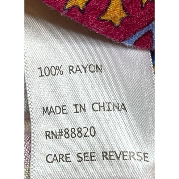 Christian Siriano Pants Womens S Floral Tropical Wide Leg Pull On Crop Palazzo - Picture 6 of 7